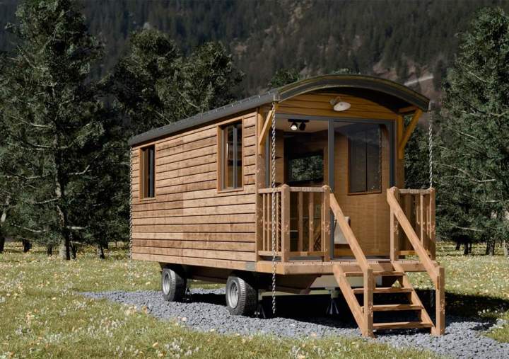Creaventure tiny house sur roues Clermont-Ferrand