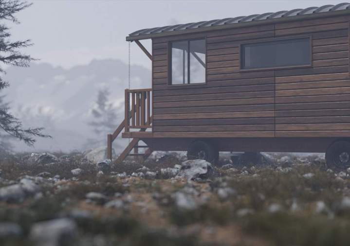 Creaventure vente tiny roulotte Clermont-Ferrand