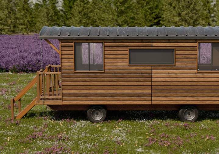 Creaventure tiny roulotte de qualité Clermont-Ferrand