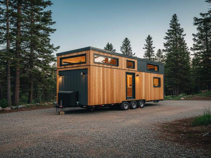 Concept tiny house sur roues Clermont-Ferrand